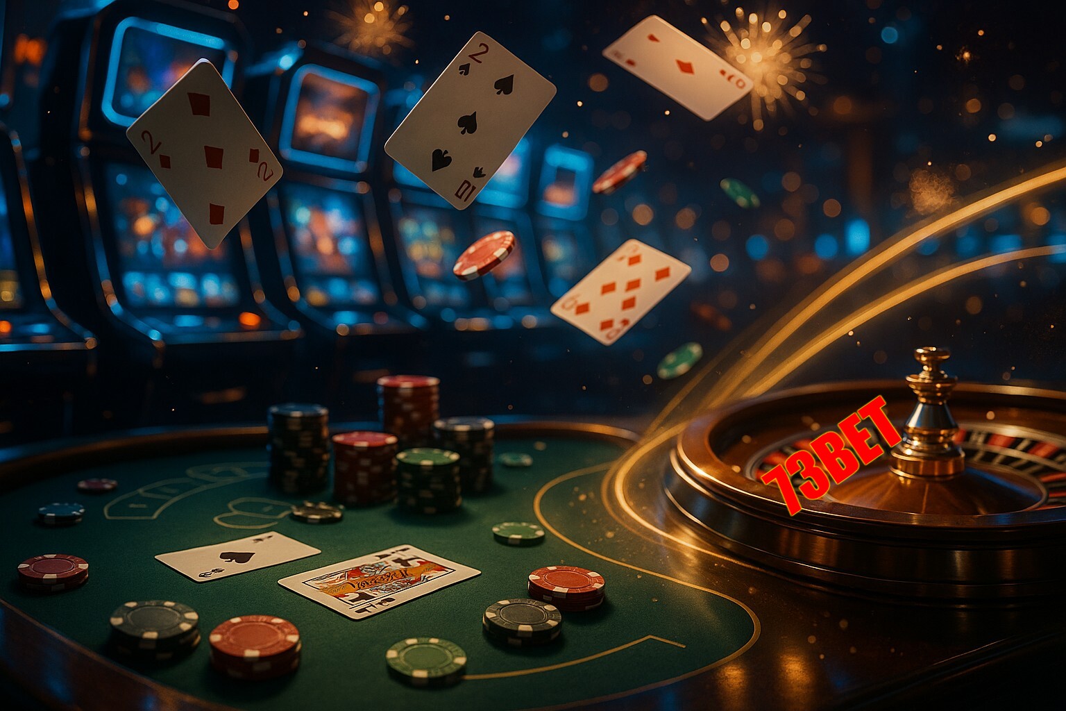 Jogos emocionantes no 73BET